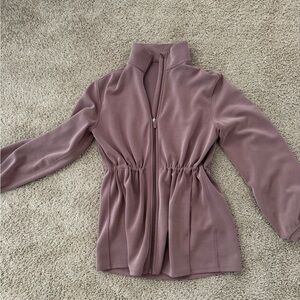 Lululemon Softstreme Cinch-Waist Full-Zip Jacket